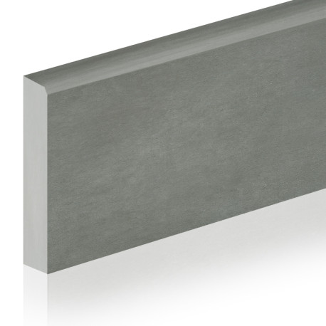 Ceramic skirting boards | 7x120 cm | Tilestone Subway Crete Dark Grey