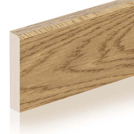 Ceramic skirting boards | 6x120 cm | Skandi Nut