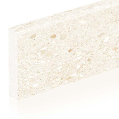 Keramische plint | 8x60 cm | Sassolino Terrazzo Beige