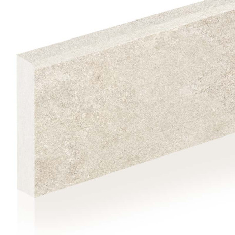 Ceramic skirting boards | 7x90 cm | Roca Serena Crosscut Bone