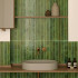 Keramische wandtegel | 5x40 cm | Bali Green