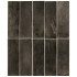 Keramische wandtegel | 6.5x20 cm | Hanoi Black Ash