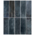 Keramische wandtegel | 6.5x20 cm | Hanoi Blue Night