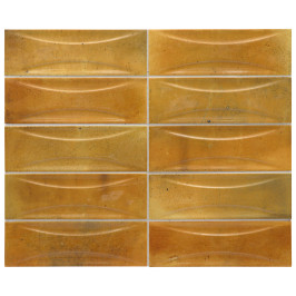 Keramische wandtegel | 6.5x20 cm | Hanoi Caramel Arco