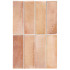 Keramische wandtegel | 5.1x16.1 cm | Hanoi Pink