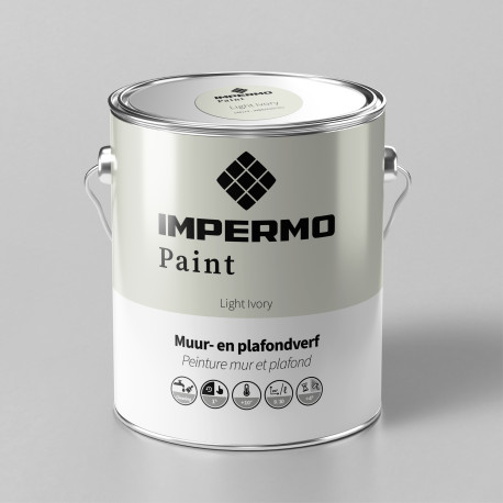 Paint | 18x20 cm | Wall & Ceiling - Impermo Paint - Light Ivory