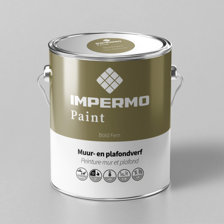 Verf | 18x20 cm | Muur & Plafond - Impermo Paint - Bold Fern