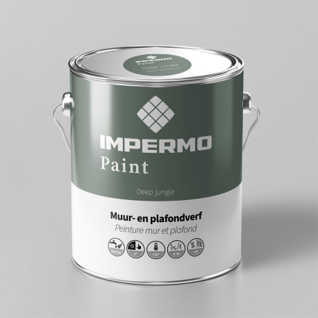 Paint | 18x20 cm | Wall & Ceiling - Impermo Paint - Deep Jungle
