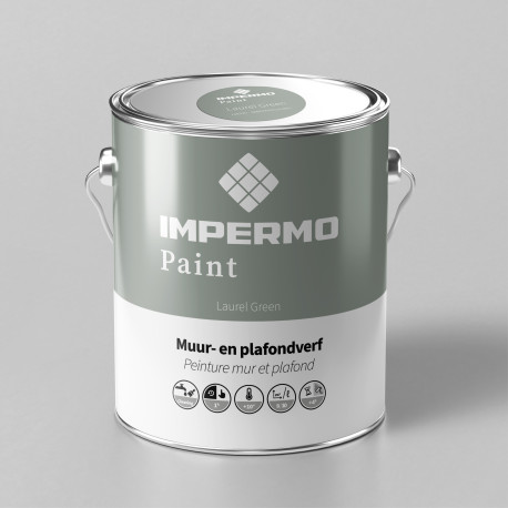 Paint | 18x20 cm | Wall & Ceiling - Impermo Paint - Laurel Green