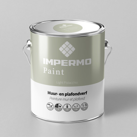 Paint | 18x20 cm | Wall & Ceiling - Impermo Paint - Light Pistacchio