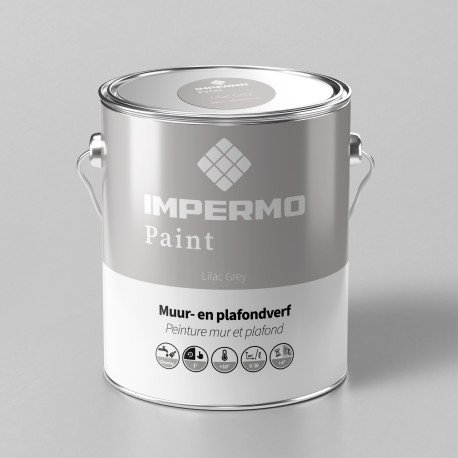 Paint | 18x20 cm | Wall & Ceiling - Impermo Paint - Lilac Grey