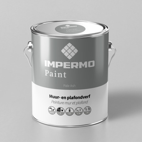 Paint | 18x20 cm | Wall & Ceiling - Impermo Paint - Pale Ash