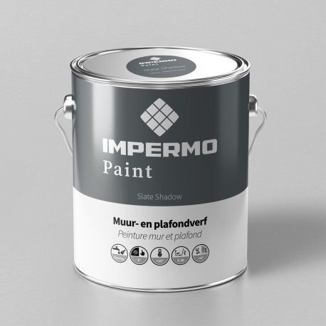 Paint | 18x20 cm | Wall & Ceiling - Impermo Paint - Slate Shadow