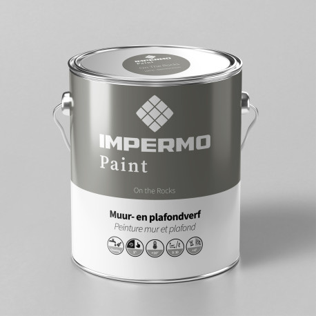 Verf | 18x20 cm | Muur & Plafond - Impermo Paint - On The Rocks