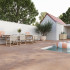 Keramische terrastegel | 100x100 cm | Tilestone Beton Ciré Terra