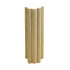 Decoratief wandpaneel | 60x240 cm | Paneel Halfronde Latjes - Natuur - Flex - onbehandeld