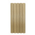 Decoratief wandpaneel | 60x240 cm | Paneel Halfronde Latjes - Natuur - Flex - onbehandeld 