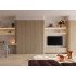 Decoratief wandpaneel | 60x240 cm | Paneel Halfronde Latjes - Natuur - Flex - onbehandeld
