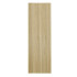 Decoratief wandpaneel | 60x240 cm | Paneel Halfronde Latjes - Natuur - Flex - onbehandeld