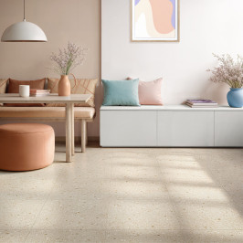 Keramische vloer- en wandtegel | 60x60 cm | Sassolino Terrazzo Beige