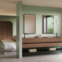 Keramische wandtegel | 32x62.5 cm | Kitkat Deco Lingot Mint