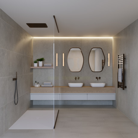 PVC wall panel | 117.5x280 cm | Grano