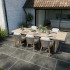 Ceramic terrace Tile | 60x90 cm | Tilestone Heritage Bluestone