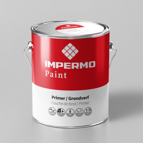 Paint | 18x20 cm | Primer Wall & Ceiling - Impermo Paint - White