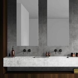 Kunststof Wandpaneel | 37.5x65 cm | Dumawall Dark Grey