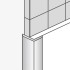 Profile | 1.6x260 cm | Dumawall Outside Corner Aluminium 