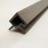 Profiel | 4.95x290 cm | Wandpaneel Outdoor Classic Choco Hoekprofiel Links