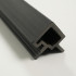 Profiel | 4.95x290 cm | Wandpaneel Outdoor Classic Black Hoekprofiel Links