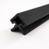 Profile | 4.95x290 cm | Outdoor Classic Wall Panel Black Corner Profile Right