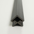 Profiel | 4.95x290 cm | Wandpaneel Outdoor Classic Black Hoekprofiel Rechts 