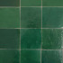 Handgemaakte Marrokaanse Zellige | 10x10 cm | Zellige Bottle Green