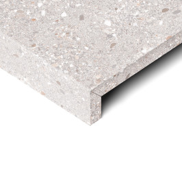 Keramische zwembadboord | 60x60 cm | Sassolino Terrazzo Grigio