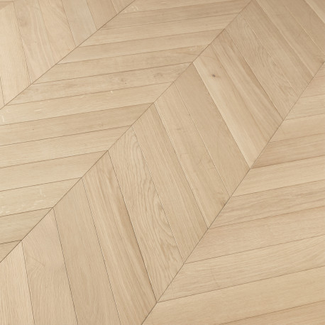 Meerlagig parket tand en groef | 9x52 cm | LMB Natural Oak Chevron