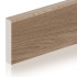 Ceramic skirting boards | 7x120 cm | Liv Nogal