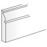 Paint skirting boards | 12x290 cm | Decorative Cedar Skirting White