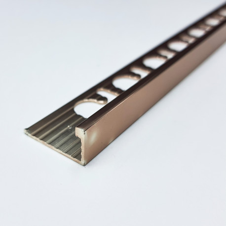 Profile | 2.5x270 cm | L-Profile Aluminium Polished Copper