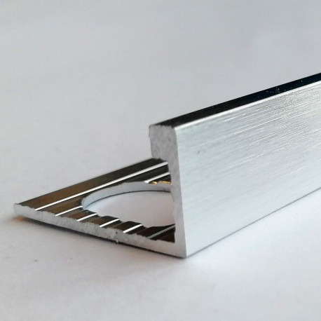 Profiel | 2.5x270 cm | L-Profiel Aluminium Geborsteld Zilver