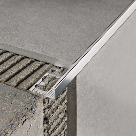 Profiel | 2.5x270 cm | L-Profiel Aluminium Polished Chrome