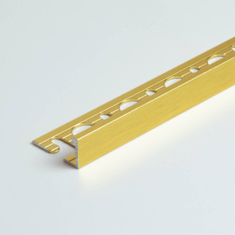 Profile | 2.5x270 cm | L-Profile Aluminium Brushed Gold