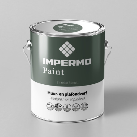 Paint | 18x20 cm | Wall & Ceiling - Impermo Paint - Emerald Forest