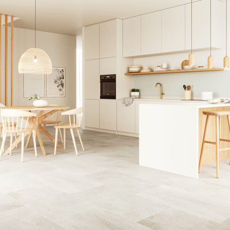 Click vinyl/PVC | 47x91.5 cm | VYGO Tiles Essential Chalk