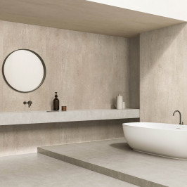 Kunststof Wandpaneel | 90x260 cm | Dumawall Brown XL
