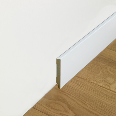 MDF plint | 7x244 cm | Schilderplint Wit
