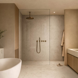 Keramische wandtegel | 60x120 cm | Breccia Calma Cross
