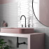 Keramische wandtegel | 5x40 cm | Vitral Axis Light Grey