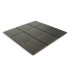 Mosaic on sheet | 29x29 cm | Mono Coal